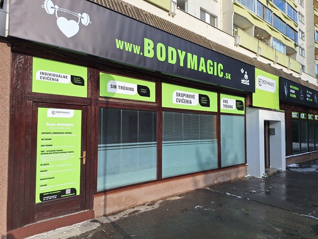 Vstup do Štúdia Bodymagic